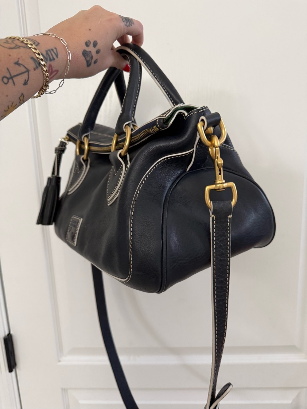 Dooney & Bourke Florentine Edge Medium Satchel - Picture 2 of 7